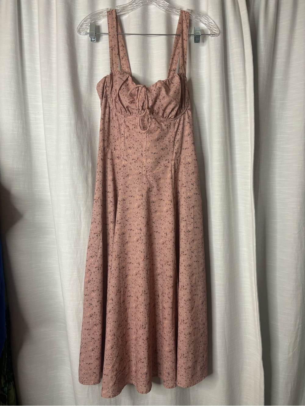 Windsor Dusty Rose Floral Midi Dress